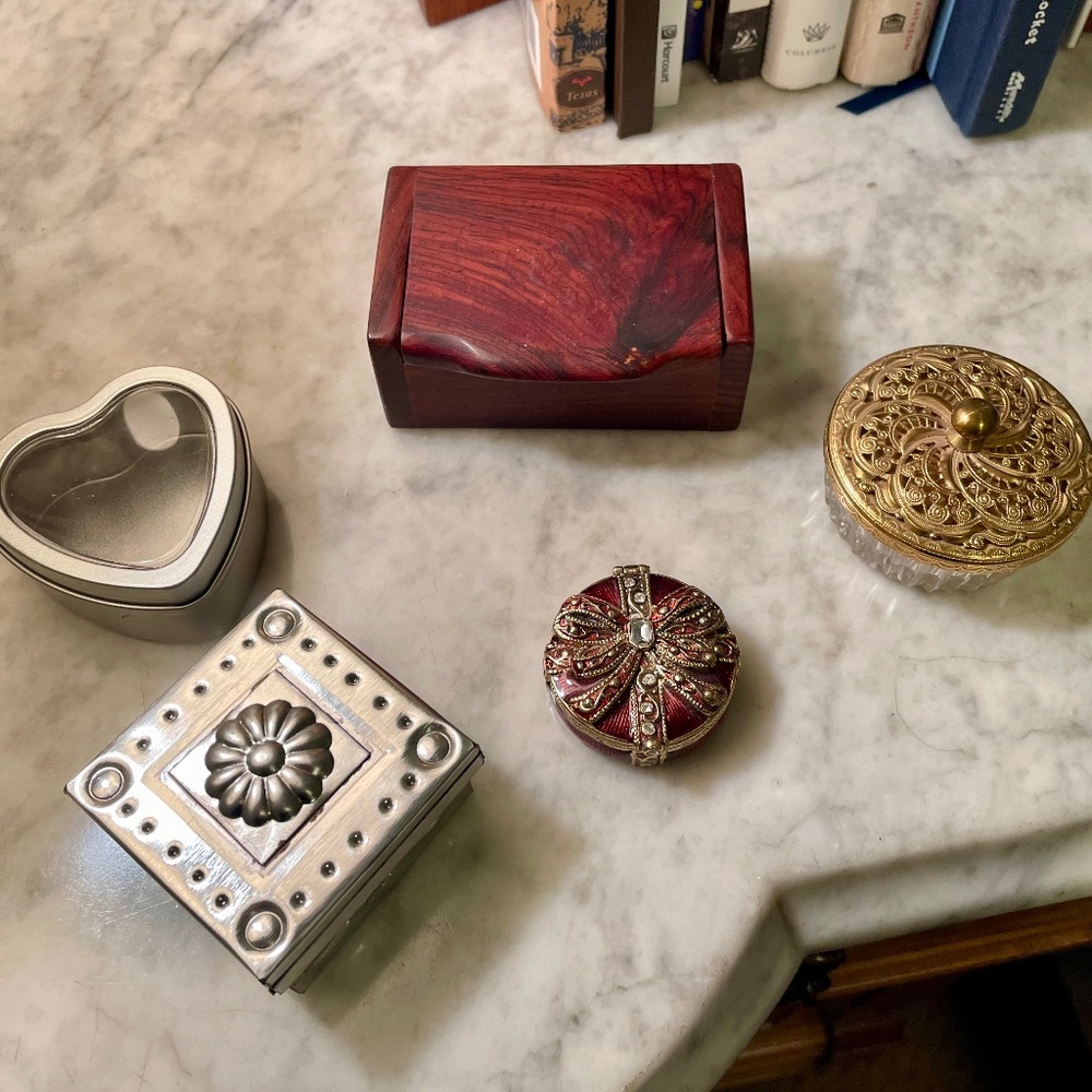 Bundle of Five Small Boxes